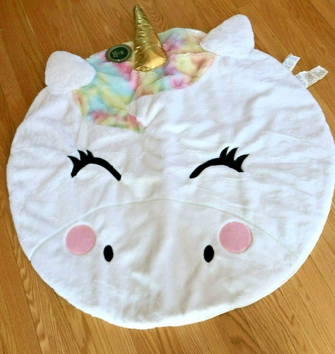 Tappeto unicorno con capelli - unicorno,