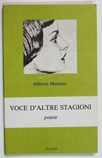 Mamino VOCE D'ALTRO STAGIONI Poesie 1983 Tolozzi Genova Grimaldello