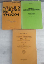 LOTTO DI 3 LIBRI DI GEOLOGIA - ANNI 80 - OTTIME CONDIZIONI