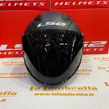 CASCO LS2 AIRFLOW II OF616 - NERO OPACO CON VISIERA LUNGA NERA