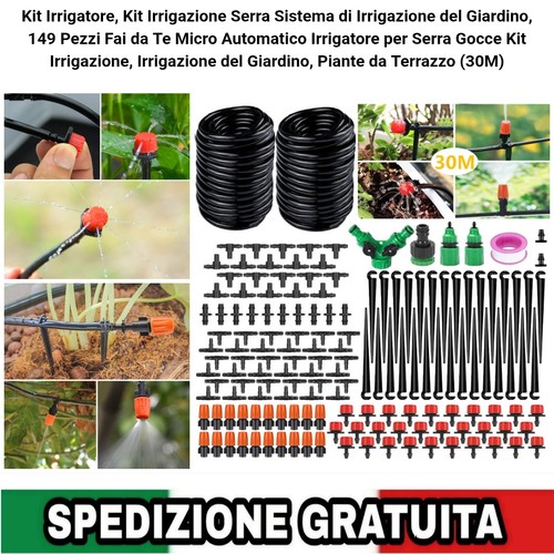 Kit irrigazione serra giardino - kit,