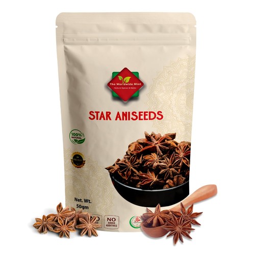 Anice stellato 50g - stellato, 1,76