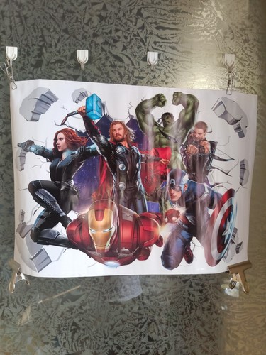 Adesivo supereroi marvel leggi - supereroi,
