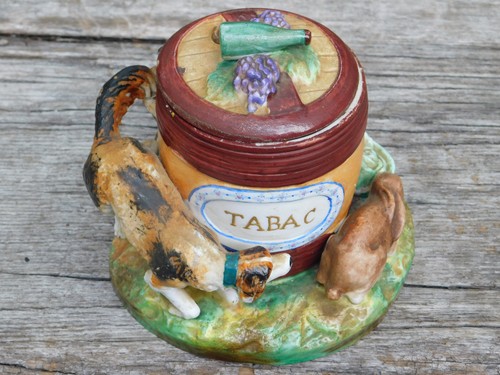 French ceramic tabac - french,
