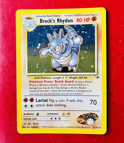 Lotto carte pokemon brock - lotto, brock's