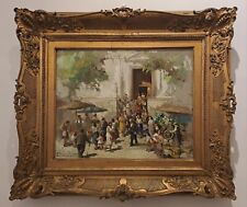 Quadri Antichi.E.Miraglia, sola tela 39x49!Olio su tela;Quadro di grande qualità