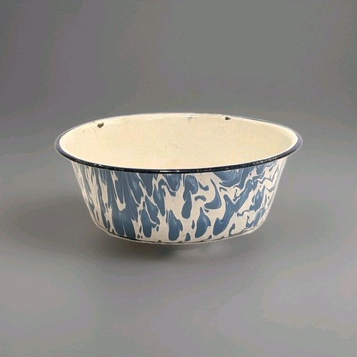Lavabo smaltato vintage - , blu