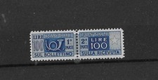 1946 /1951  REPUBBLICA ITALIANA  PACCHI POSTALI   100   lire nuovo ** MNH