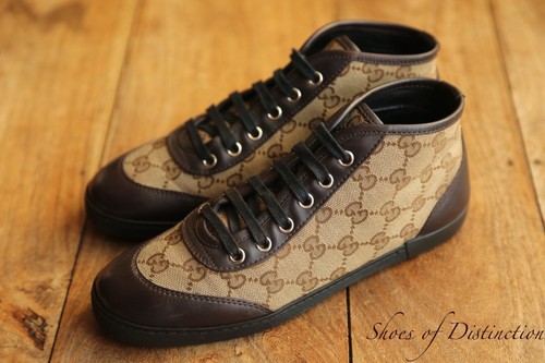 Gucci ace monogram brown - gucci, gg