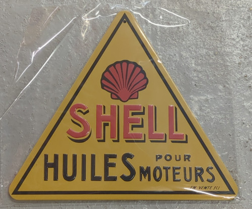 New french shell oil embossed - new,