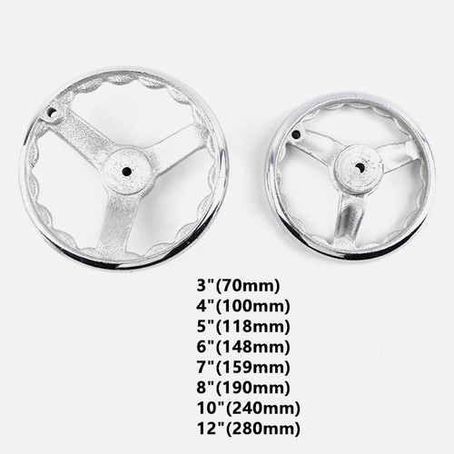 Volantino tondo ferro 3 - tondo, 3"