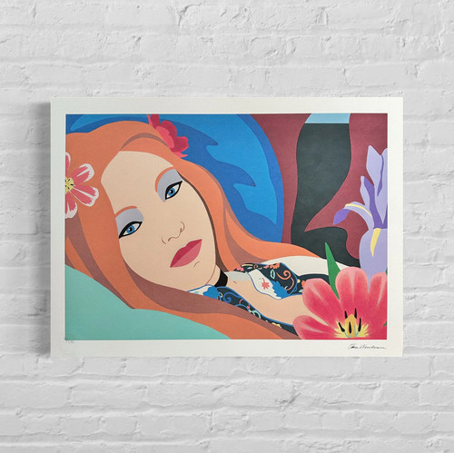 Tom wesselmann lulu - lulu, litografia