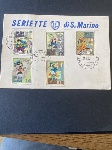 Cartoncino san marino 1972 - cartoncino,