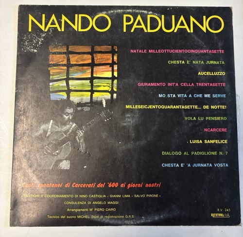 Nando paduano canti spontanei - ,