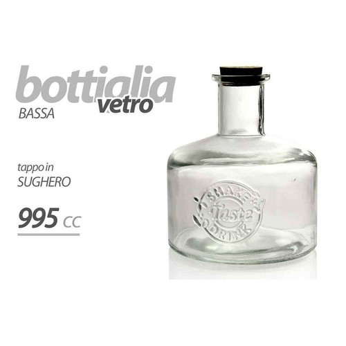 Bottiglia bottiglietta bassa - bottiglia,