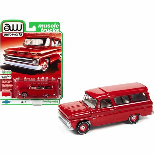 1966 chevrolet suburban red - 1966,
