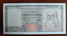 BANCONOTA 50.000 LIRE LEONARDO
