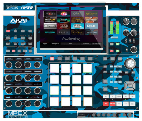 Akai mpc skin blu - akai,