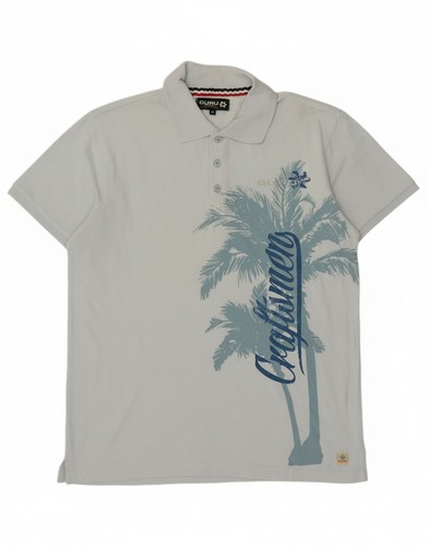 Guru polo uomo grafica blu - uomo,