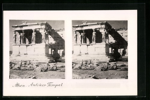 Cartolina stereo atene vista - stereo, atene,