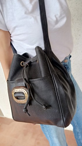 Borsa secchiello marchio - a,