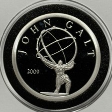 Moneta rara prova John Galt