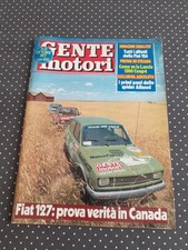 RIVISTA MENSILE GENTE MOTORI NUMERO 10 OTTOBRE 1977 EDITORE RUSCONI 
