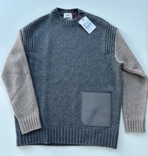 BALLY Maglione Uomo 100% Lana Made in Italy - Nuovo con Etichetta Taglia S/EU 46