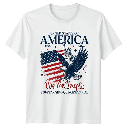 Shirt bianca stati uniti - ,