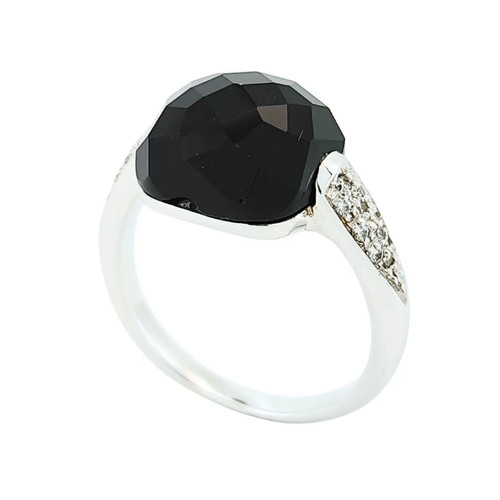 Anello donna onice nero - donna, 18
