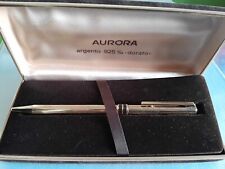 penna a sfera aurora argento