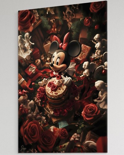 Quadro tela minnie mouse - tela,