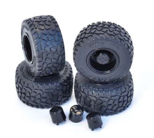 Collection 4 black wheels - black,