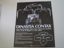 advertising Pubblicità 1985 CONTAX RTS II QUARTZ/137 MA QUARTZ/139 QUARTZ/T