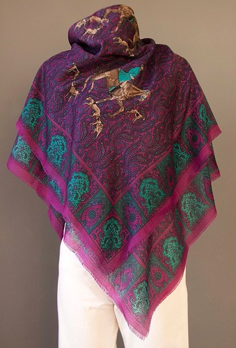 Vintage stola scialle foulard - vintage,