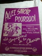 Spartito musicale Allez savoir