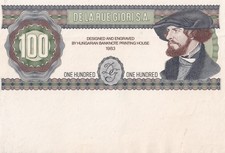 UNGHERI SPECIMEN DE LA RUE GIORI S.A.  100 1983