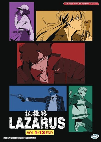 Dvd anime lazarus serie - dvd,