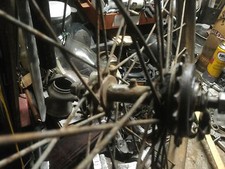 ruota posteriore  26 bici  epoca  con ingrassatore 