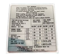 DECALCOMANIA INFO PNEUMATICI
