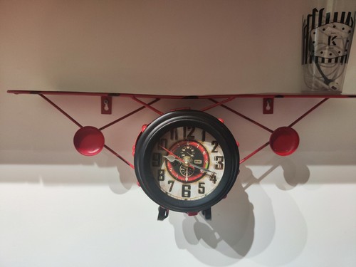 Orologio mensola porta oggetti - orologio,