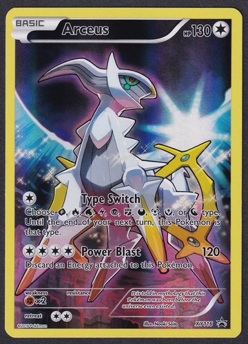 Pokemon arceus xy116 full art - pokemon,