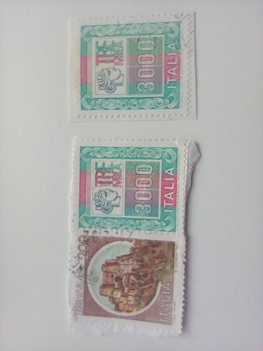 Marche lire 3000 francobollo - marche,