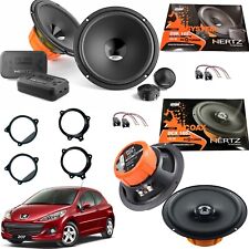 Kit 6 Casse Altoparlanti Hertz DSK+DCX 165.3 Ant+Post per Peugeot 207 dal 2006