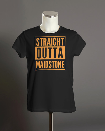 Maglietta straight outta - straight,