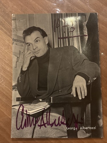 Autografo cinema giorgio - autografo,