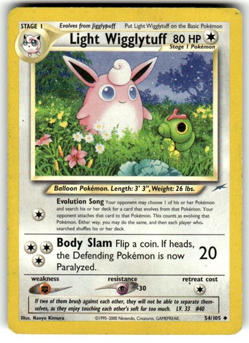 Light wigglytuff 105 non - light, 54/105