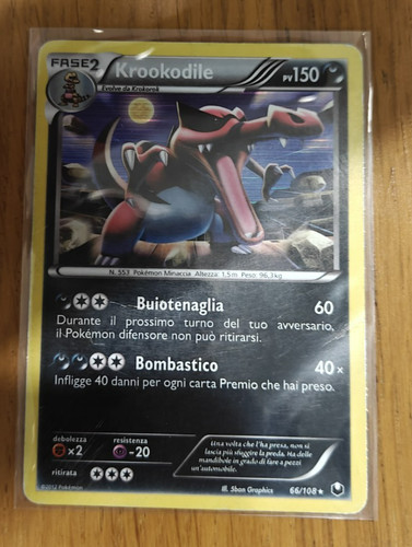 Carta pokemon krookodile - pokemon,