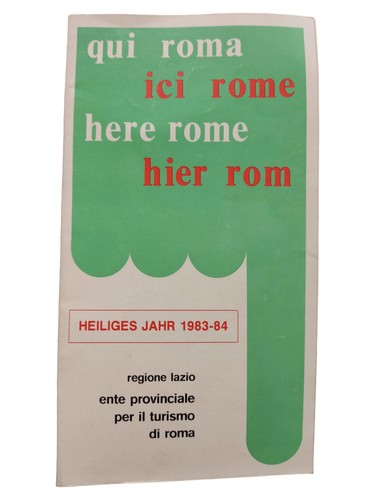 Guida turistica roma - guida, anno