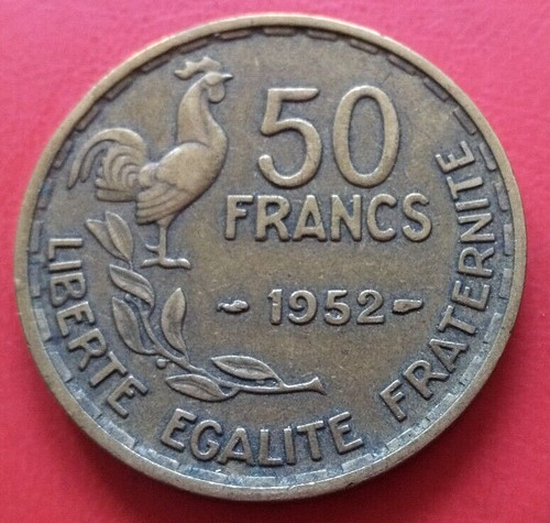 France francs 1952 - france,
